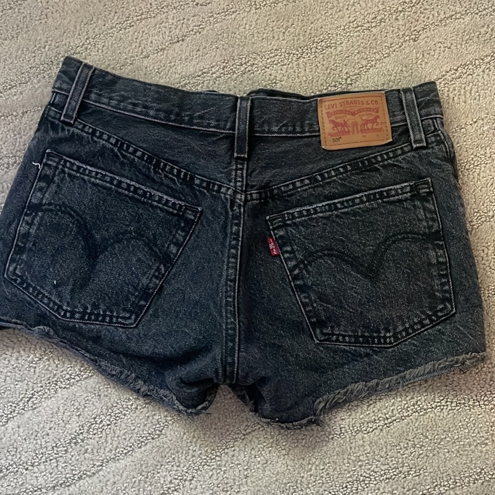 Levi’s Black 501 Shorts